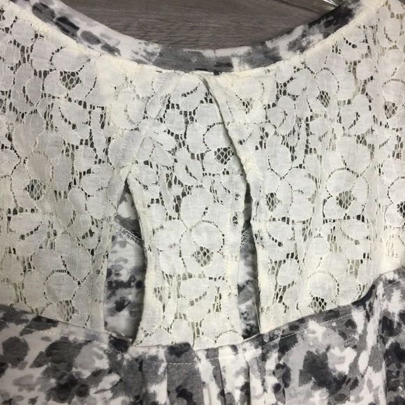 DOTS Tie dye Hi Lo with lace Top, NWT - Picture 5 of 6